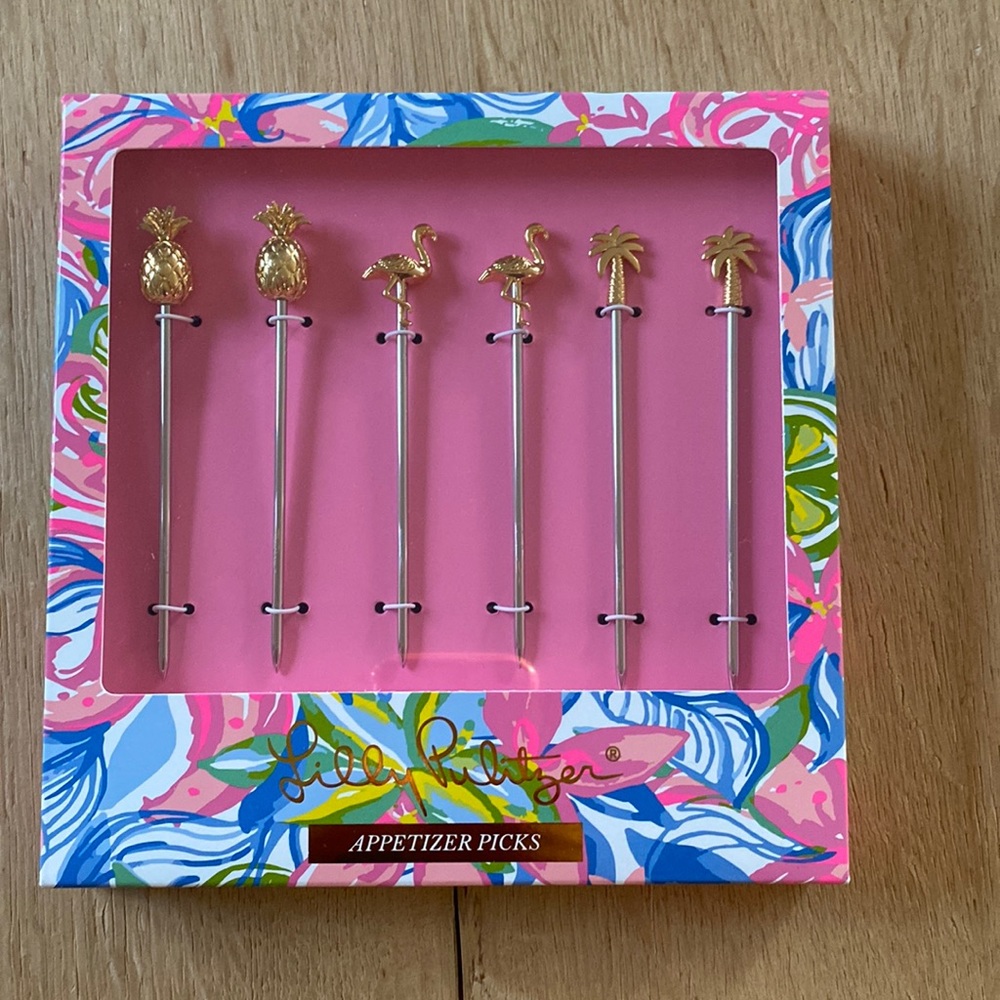 Lilly Pulitzer GWP Appetizer Picks Havana Cocktail NWT